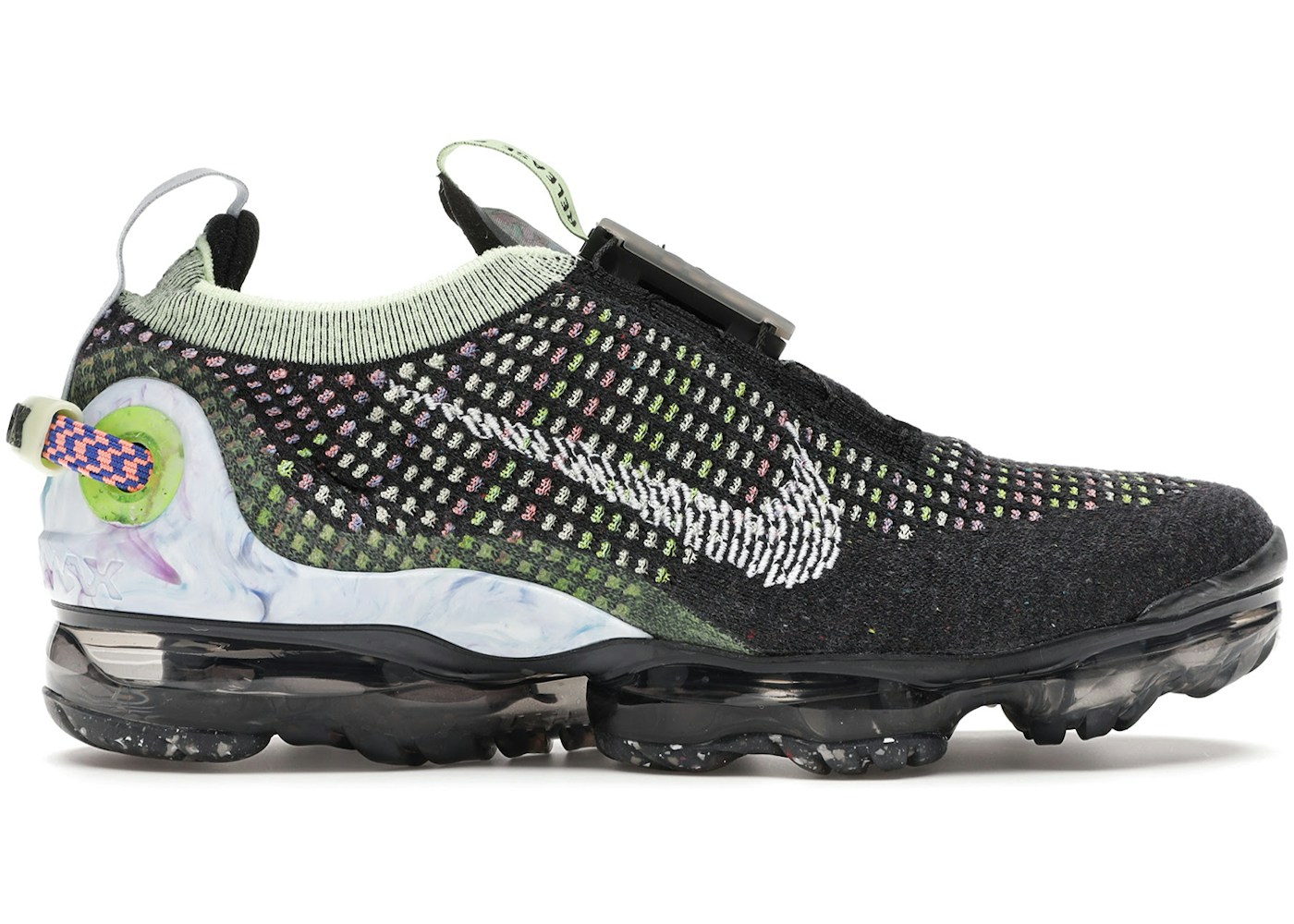 Nike Air VaporMax 2020 Flyknit Black Barely Volt (W) - CT1933-001