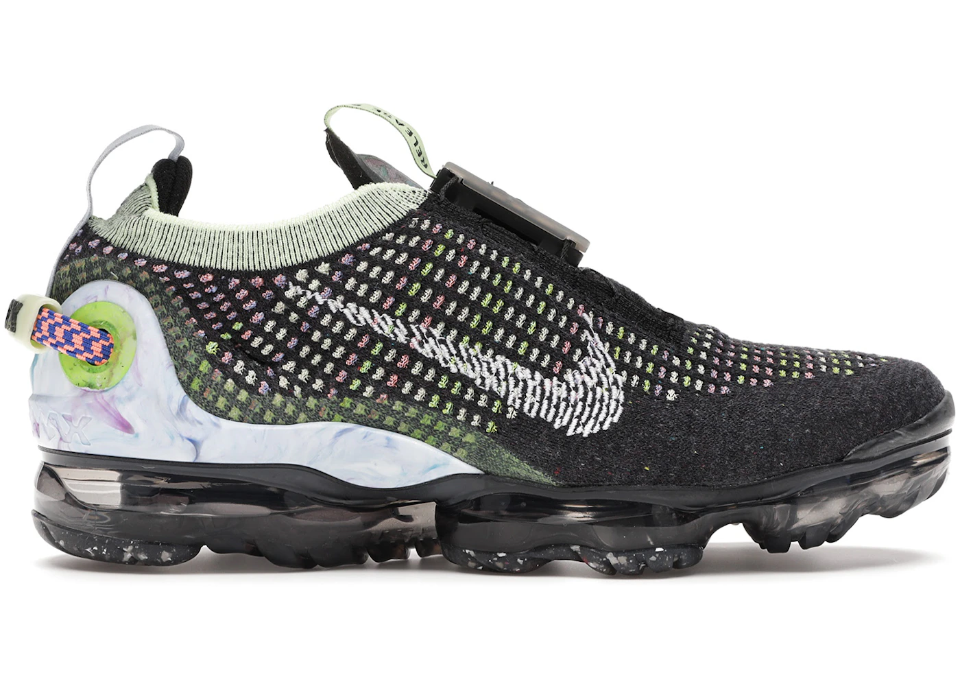 Nike Air VaporMax 2020 Flyknit Black Barely Volt (Women's) - CT1933-001 - US