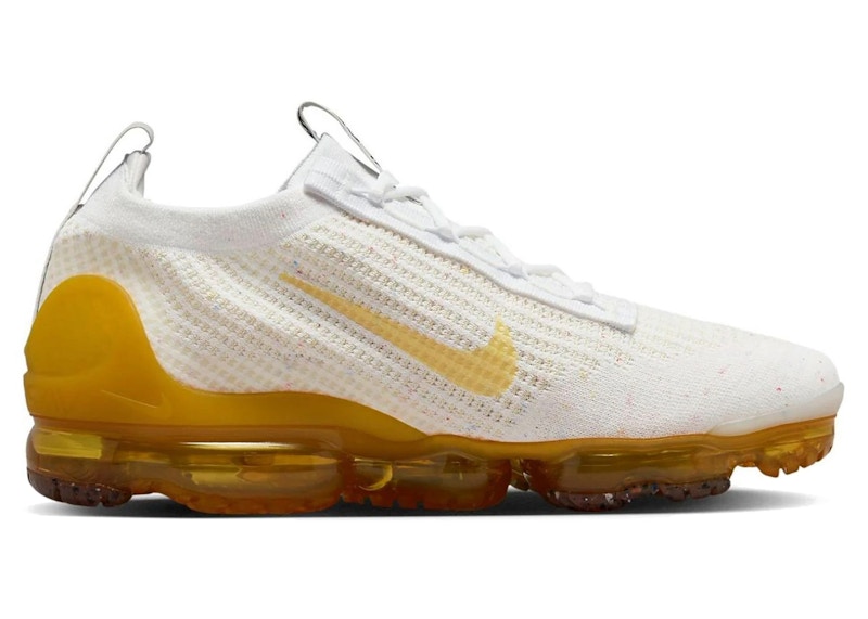 Pre-owned Nike Men's Air Vapormax 2021 Fk Se M. Frank Rudy Sneakers In Summit In White/lemon Wash/summit White