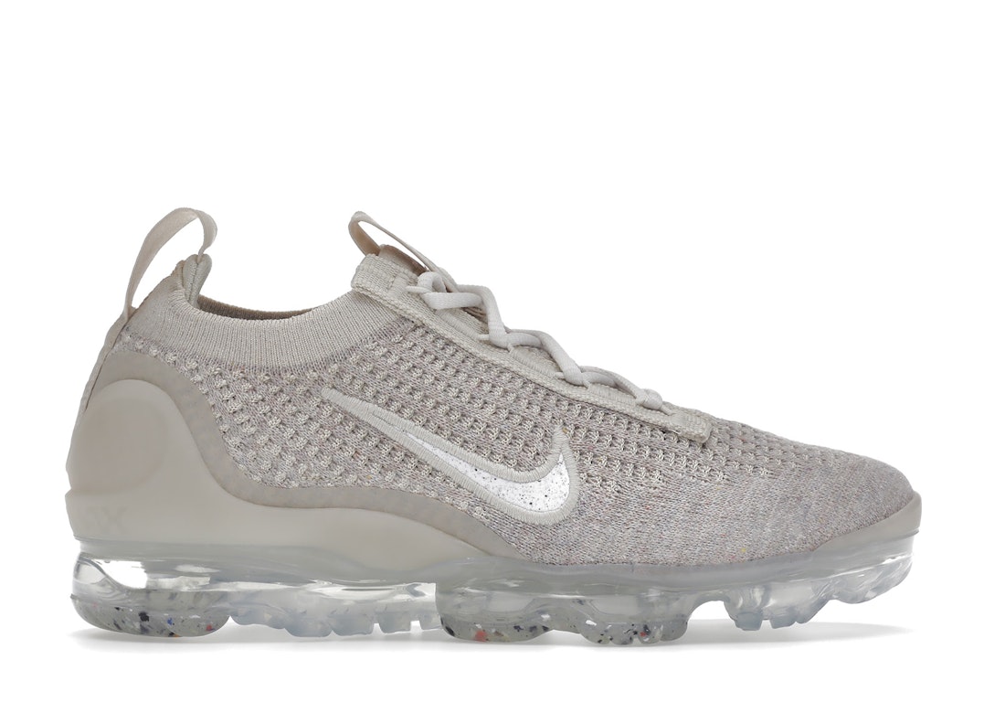 Pre-owned Nike Air Vapormax 2021 Fk Oatmeal (women's) In Oatmeal/white-phantom-metallic Silver