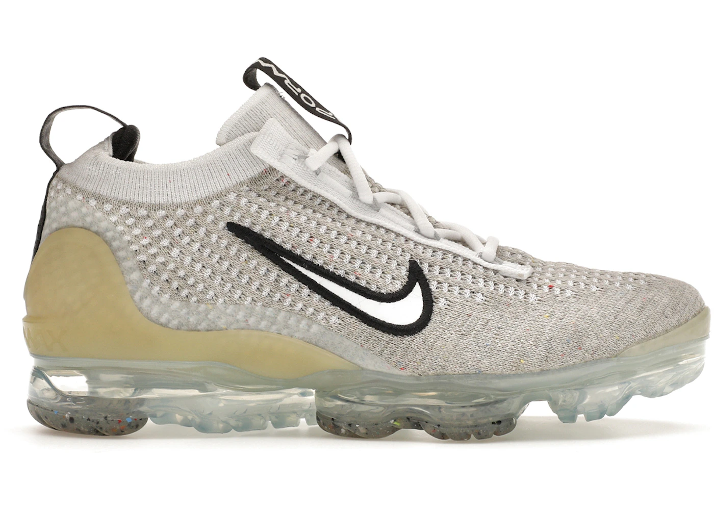 Nike Air VaporMax 2021 FK White Metallic Silver (GS) DB1550-100 US