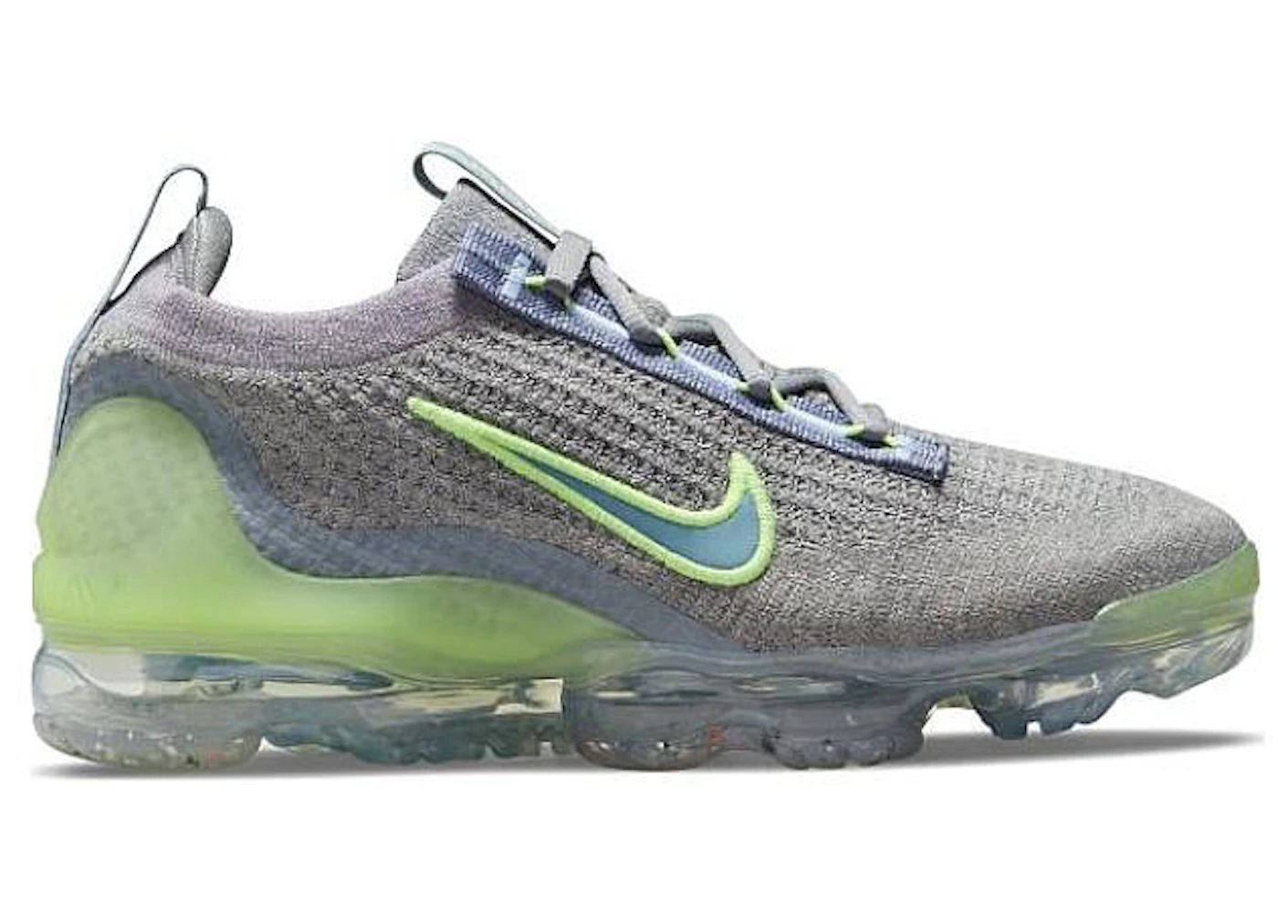 Nike Air VaporMax 2021 Particle Grey Liquid Lime (GS) - DB1550-003 - US