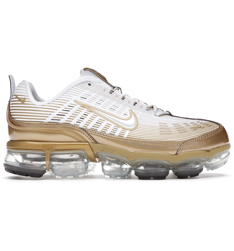 Nike Air VaporMax 360 White Metallic Gold Men s CK9671 101 US
