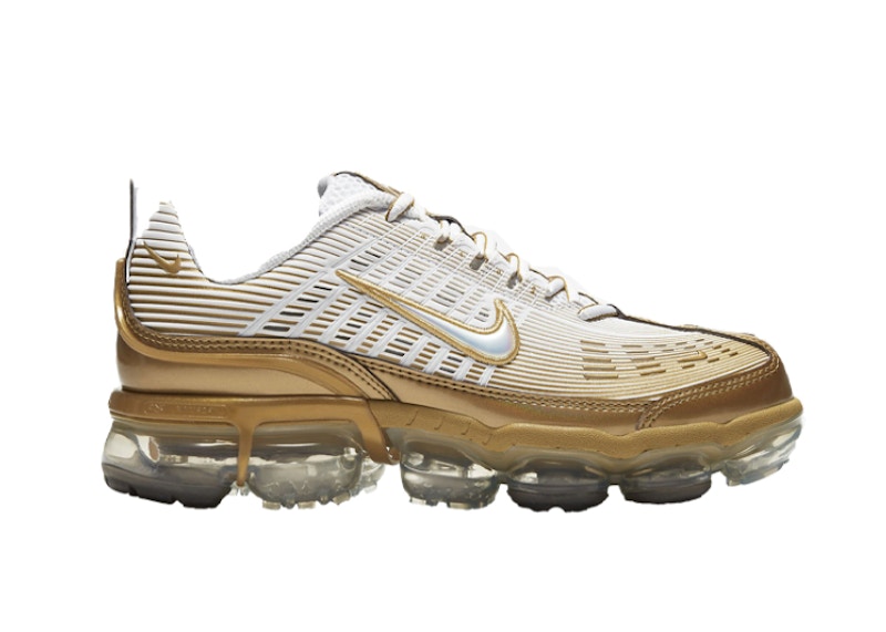 Nike Air VaporMax 360 White Metallic Gold (Women's)