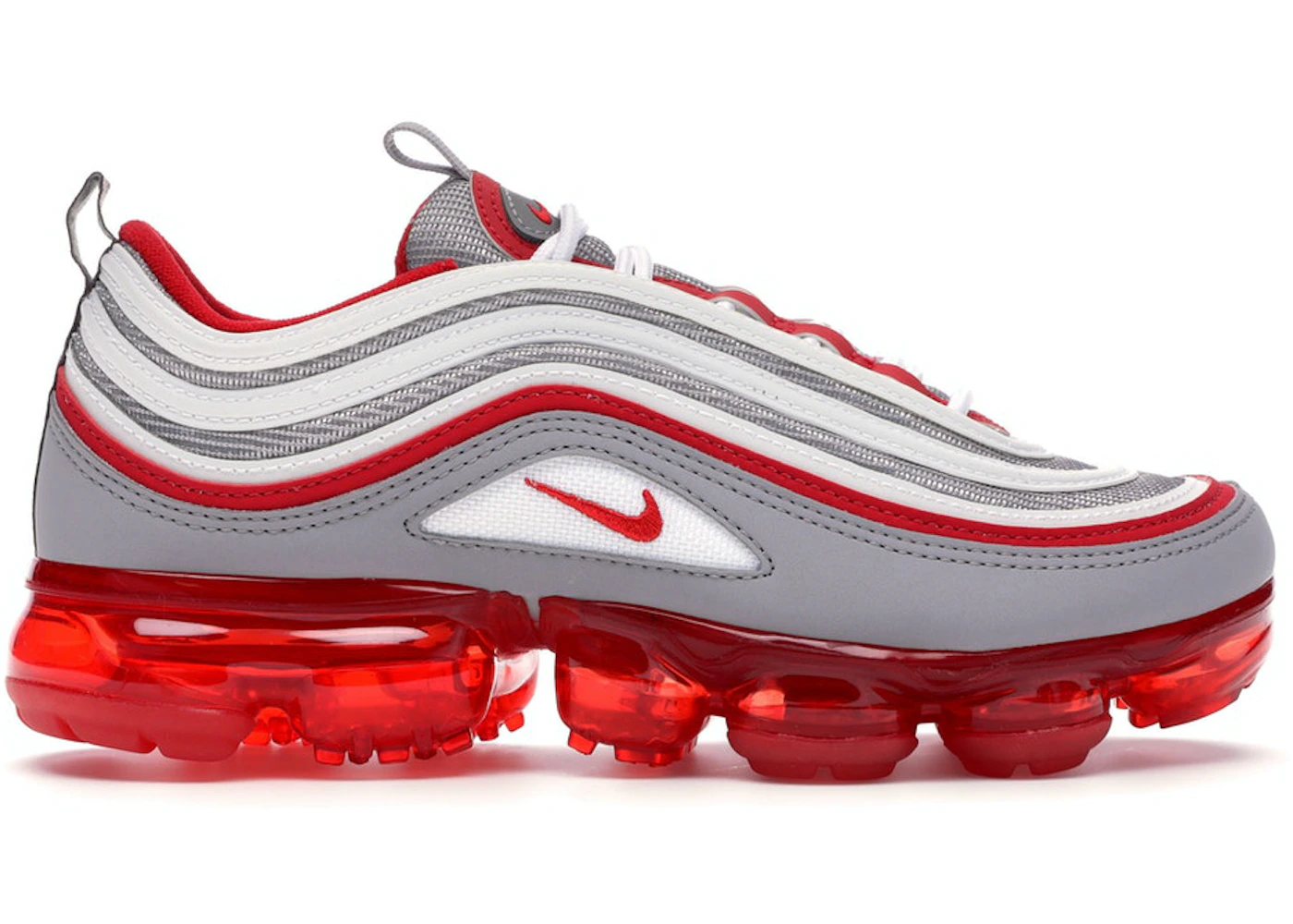 Vapormax 97 red silver Clearance