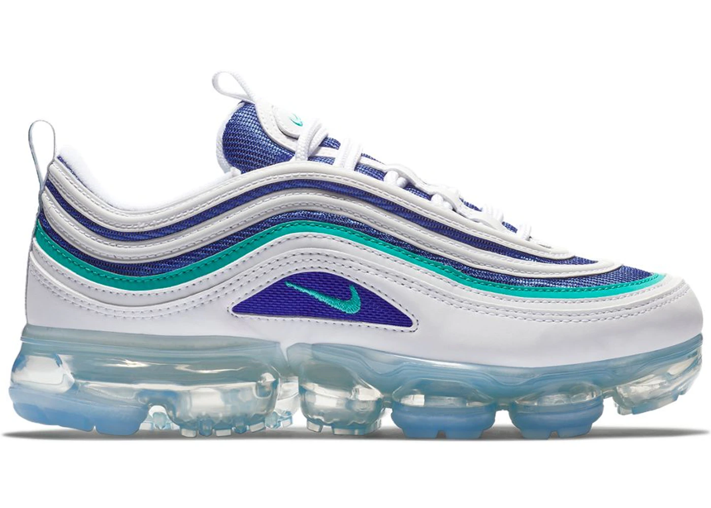 Nike Air VaporMax 97 White Indigo Burst Hyper Jade GS Kids