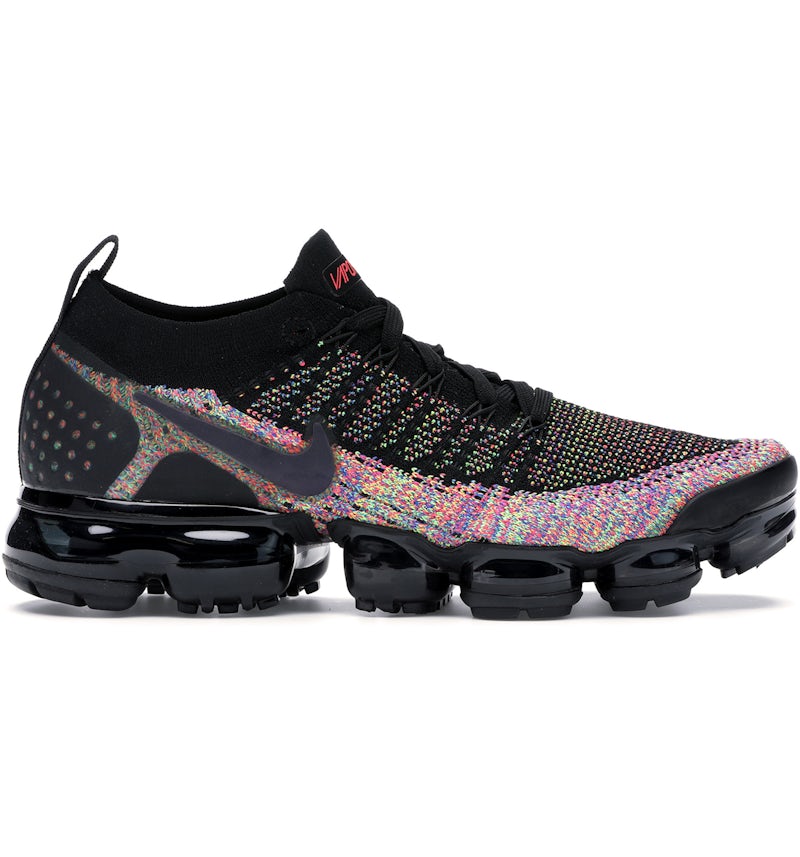 Nike Air VaporMax Flyknit Black Multi-Color (Women's) 942843
