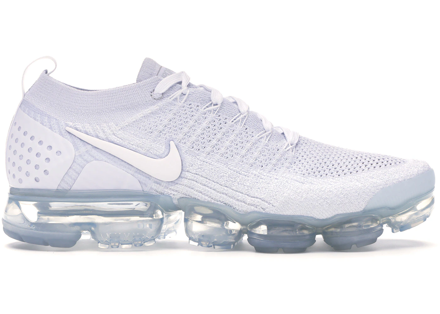 Nike Air VaporMax Flyknit White Pure Platinum Men's 942842-100