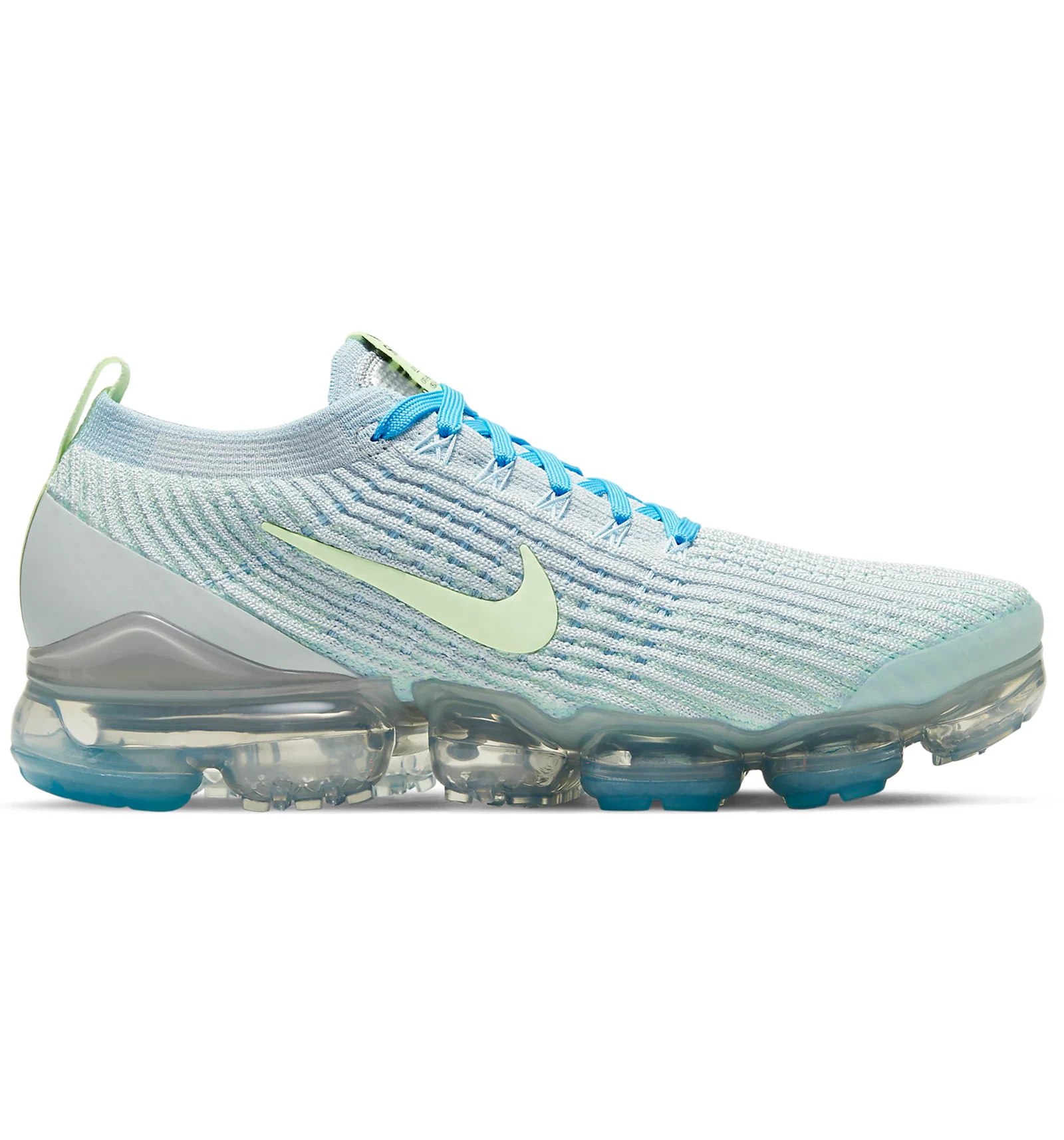 Nike air vapormax flyknit top blue womens
