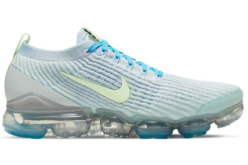 Nike Air VaporMax Flyknit 3 Baltic Blue Barely Volt (Women's)