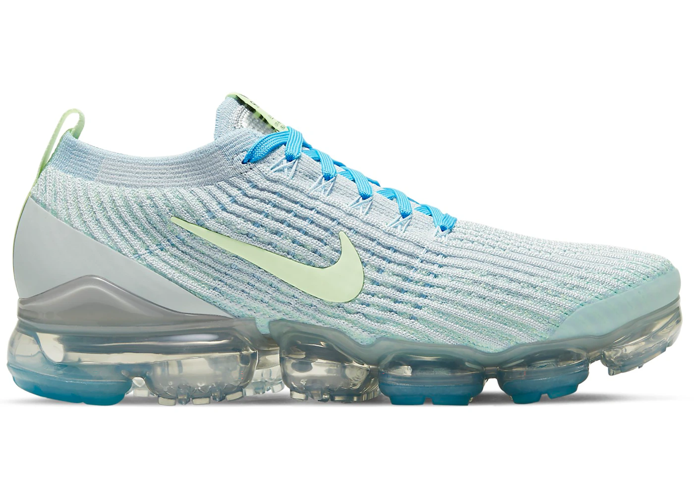 Nike Air VaporMax Flyknit 3 Baltic Blue Barely Volt Women s
