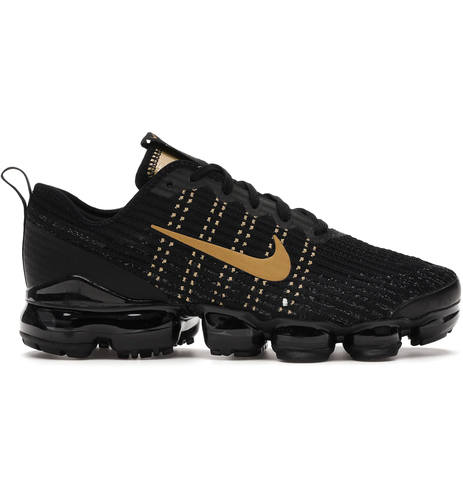 Air vapormax flyknit 2 w black gold  and  top platinum