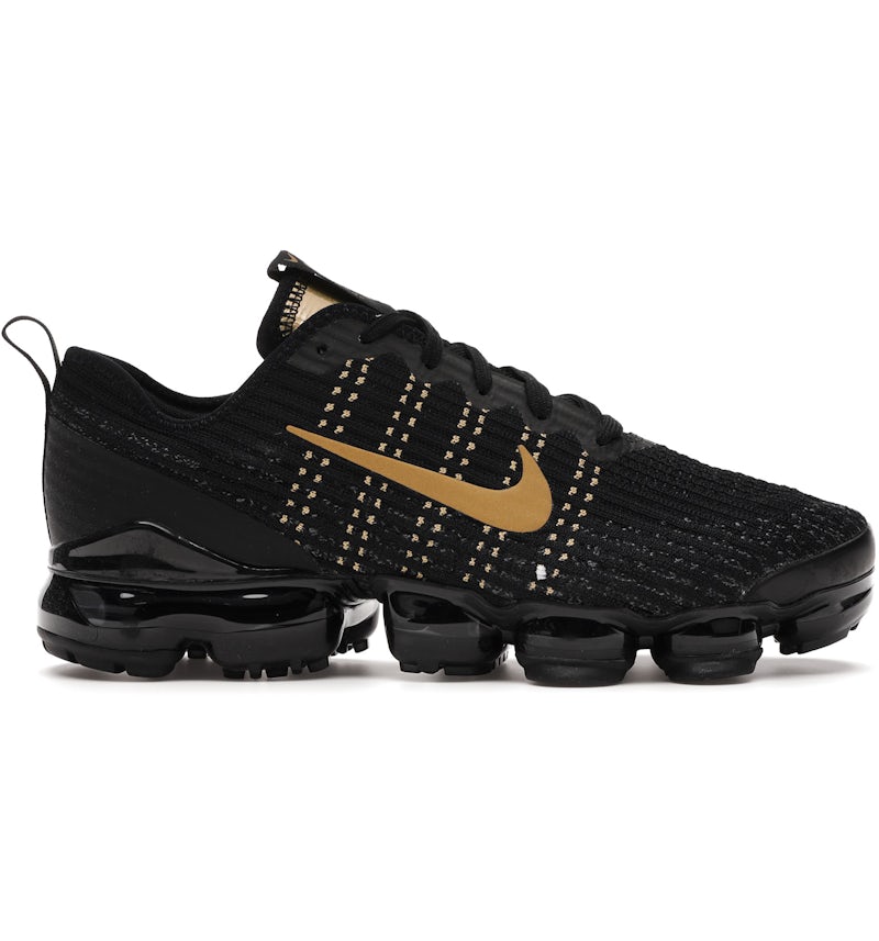 Black and gold vapormaxes clearance