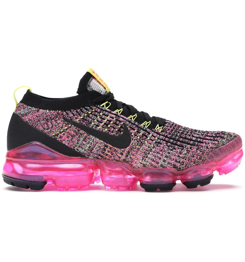 Nike Air VaporMax Flyknit Black Pink Blast (Women's) AJ6910