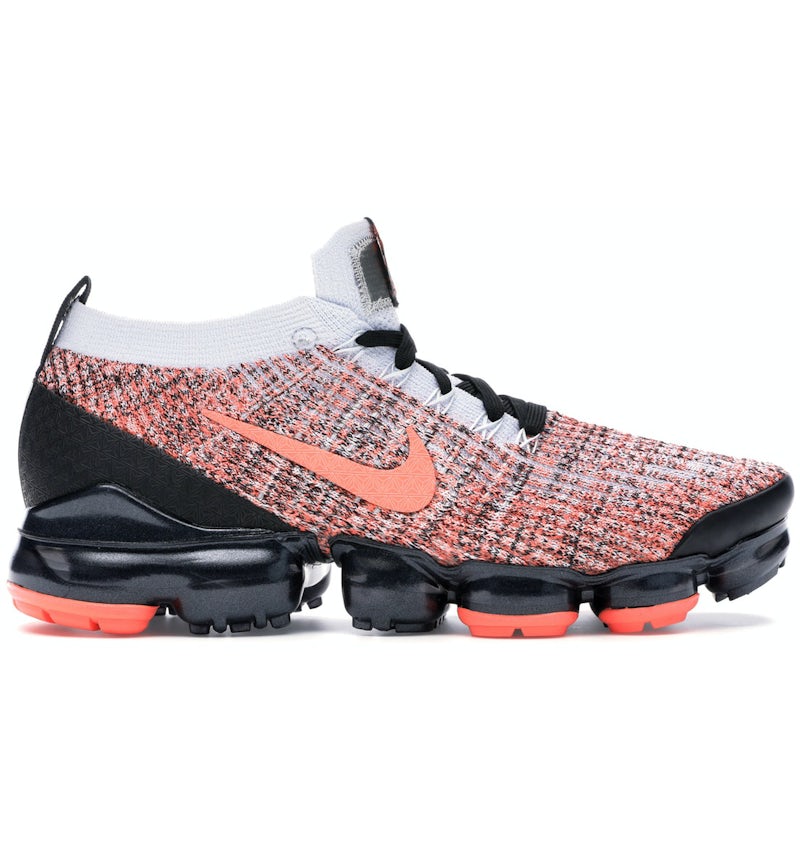 Nike Air VaporMax Flyknit Bright Mango Pure Platinum Men's