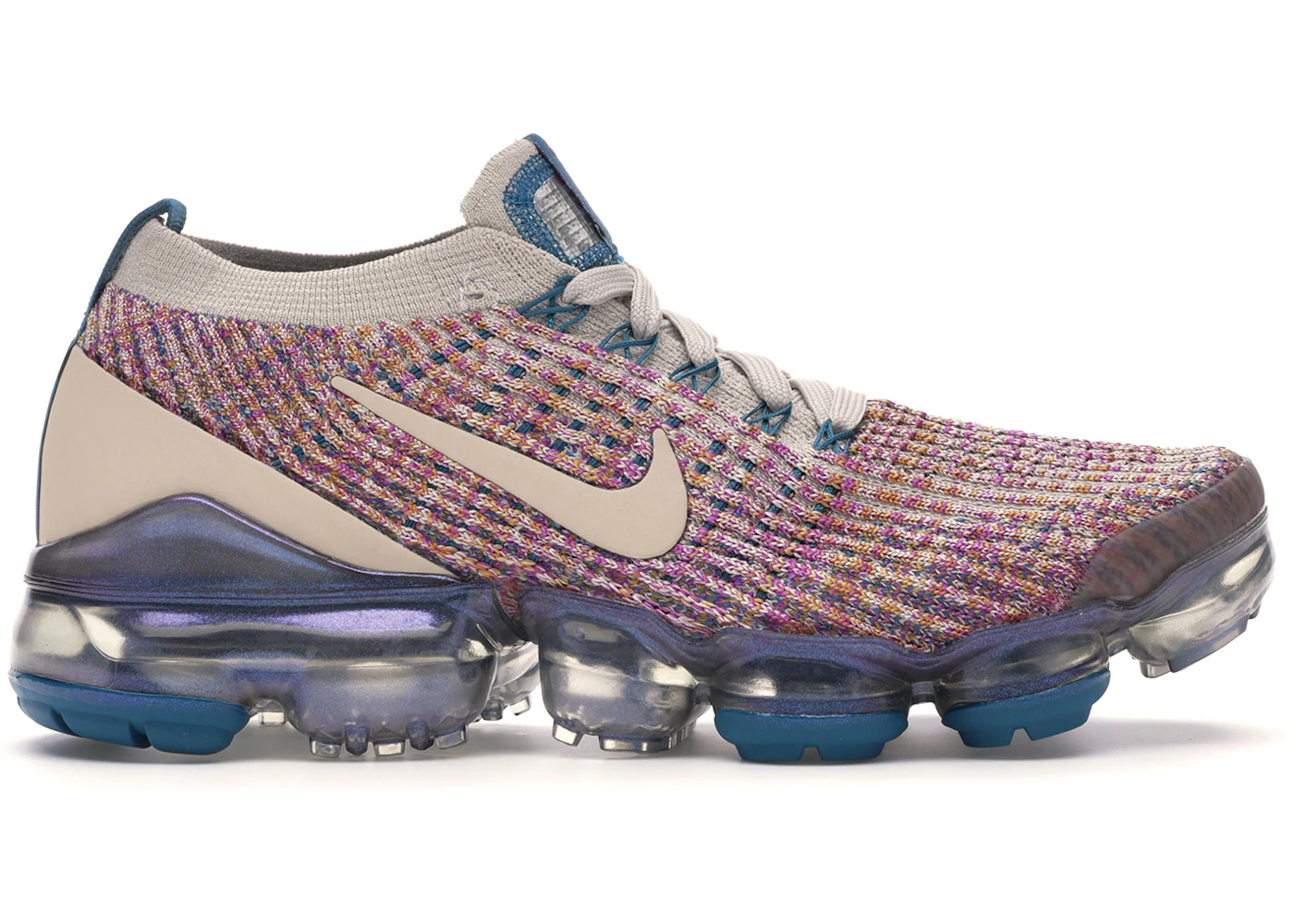 Nike Air VaporMax Flyknit Desert Sand Vivid Purple (Women's