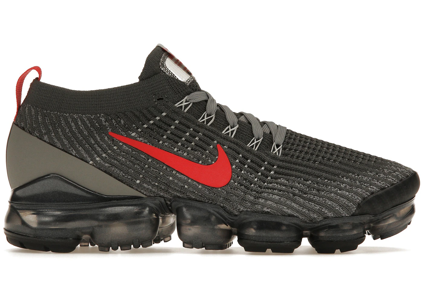 Grey red and black vapormax Clearance