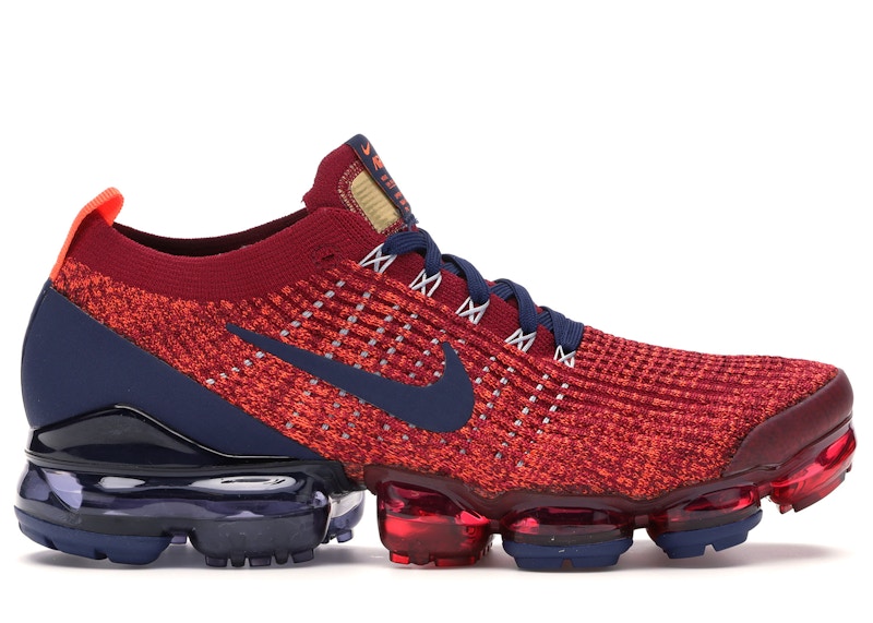 red and blue vapormax