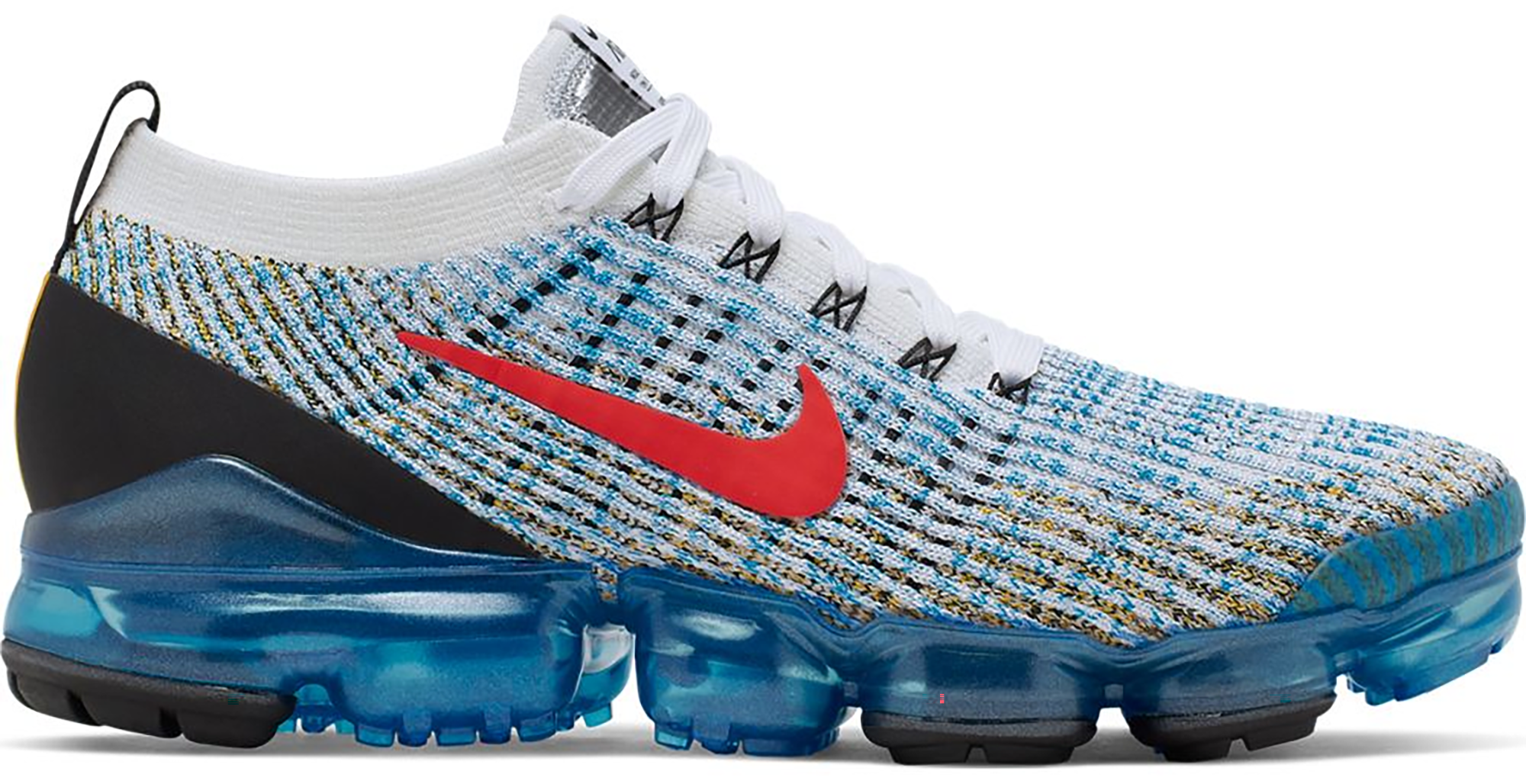 nike vapormax red blue and gold