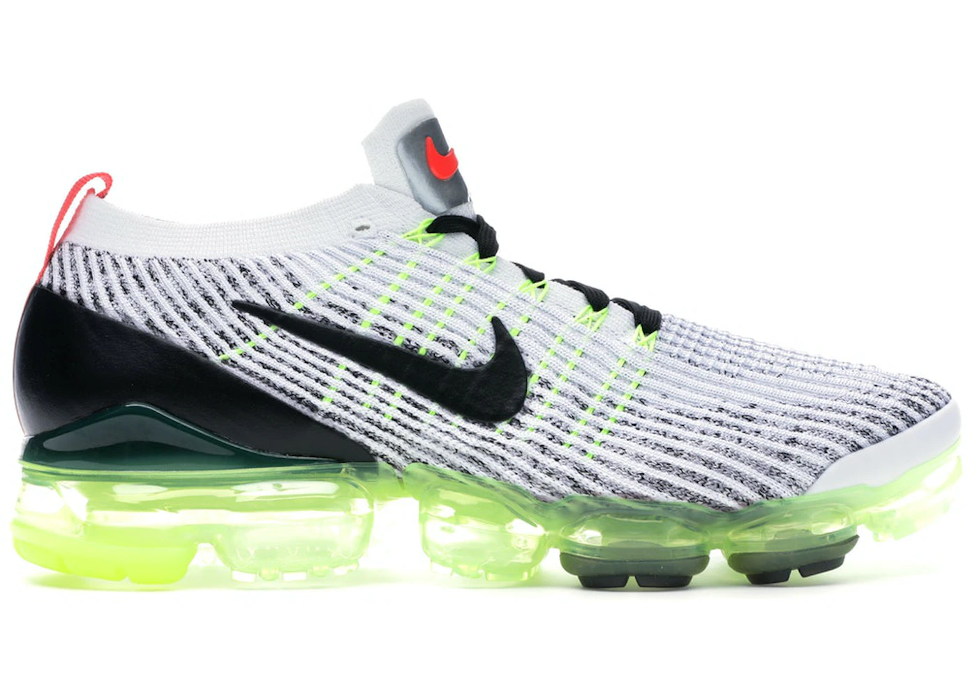 Air vapormax top flyknit 3 black/black/volt