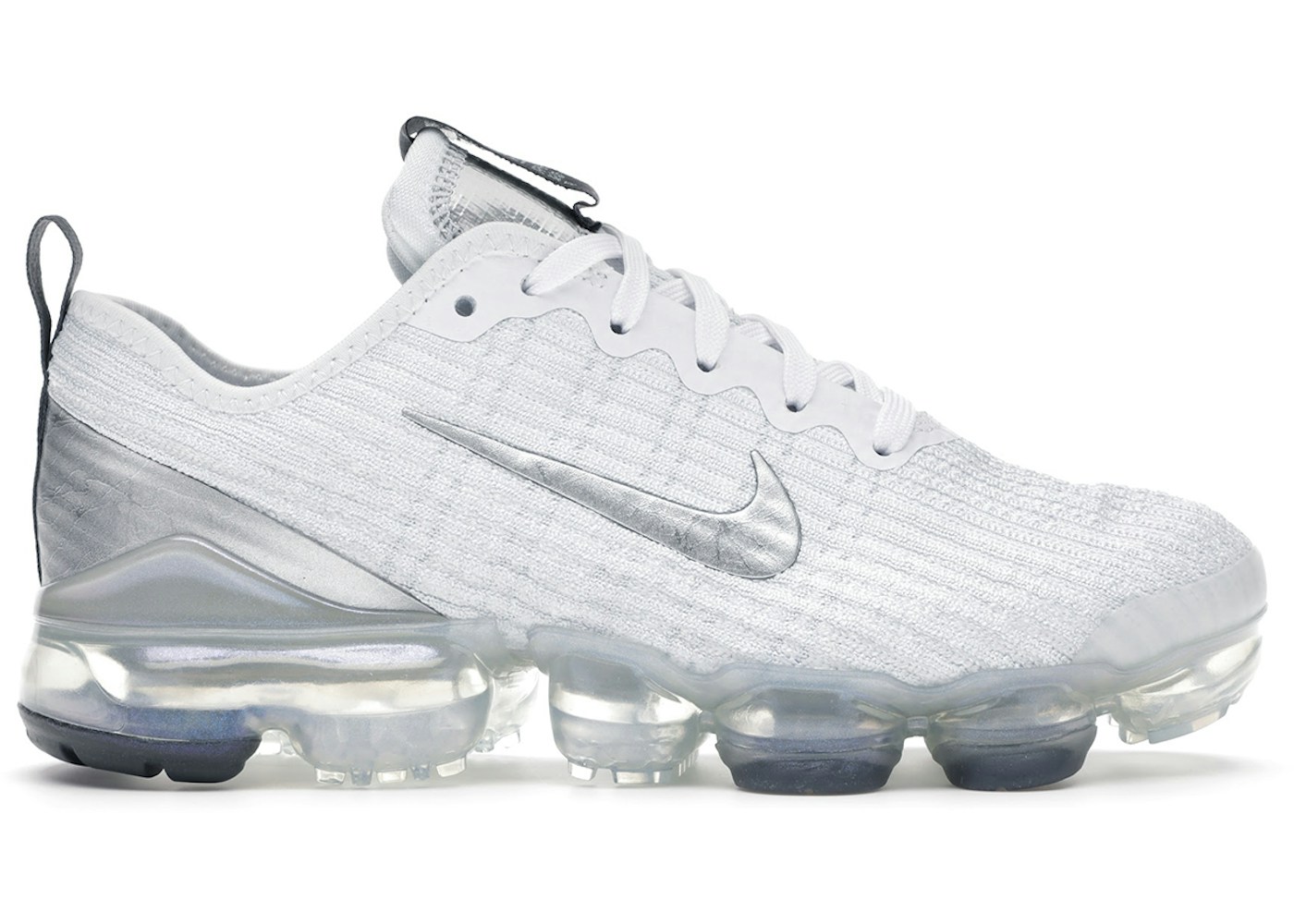 Nike air vapormax 3 flyknit sneakers in triple white Clearance