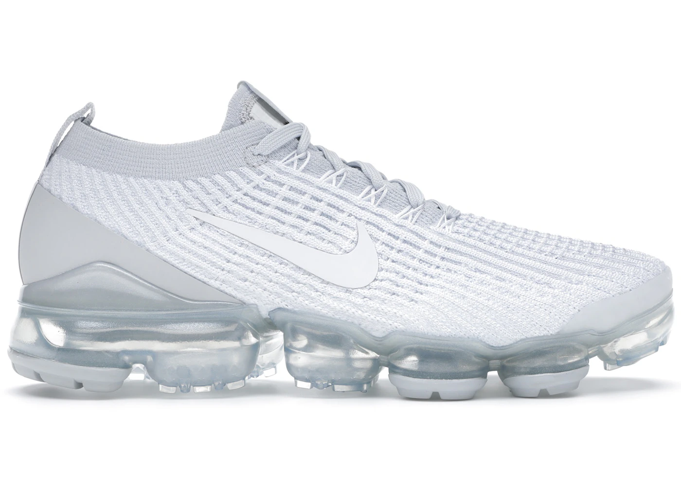 Nike Air VaporMax Flyknit White Pure Platinum Men's AJ6900-102
