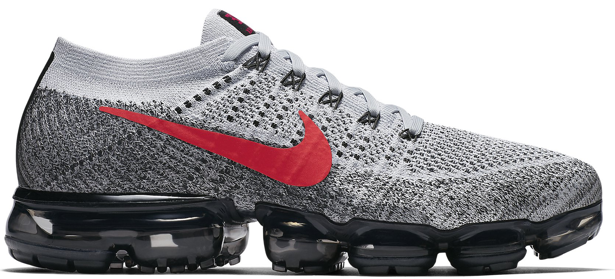 vapormax flyknit red and black