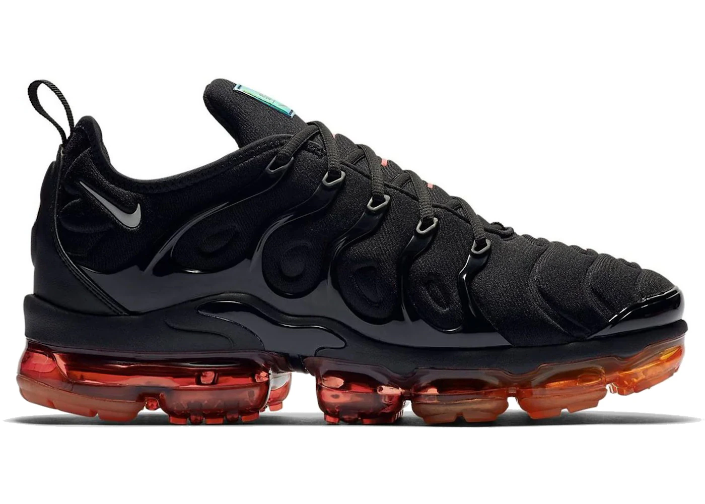 Nike Air VaporMax Plus Black Light Smoke Grey Magma Orange Men's - CV1645-001 - US