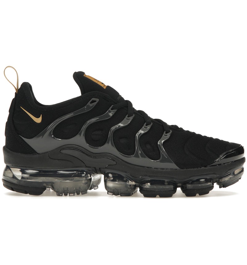 Nike Air VaporMax Plus Black Metallic Gold Anthracite Men's