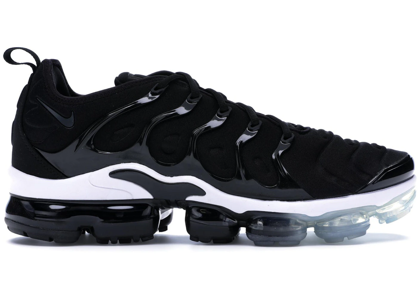 Nike vapormax plus schwarz weiß hotsell