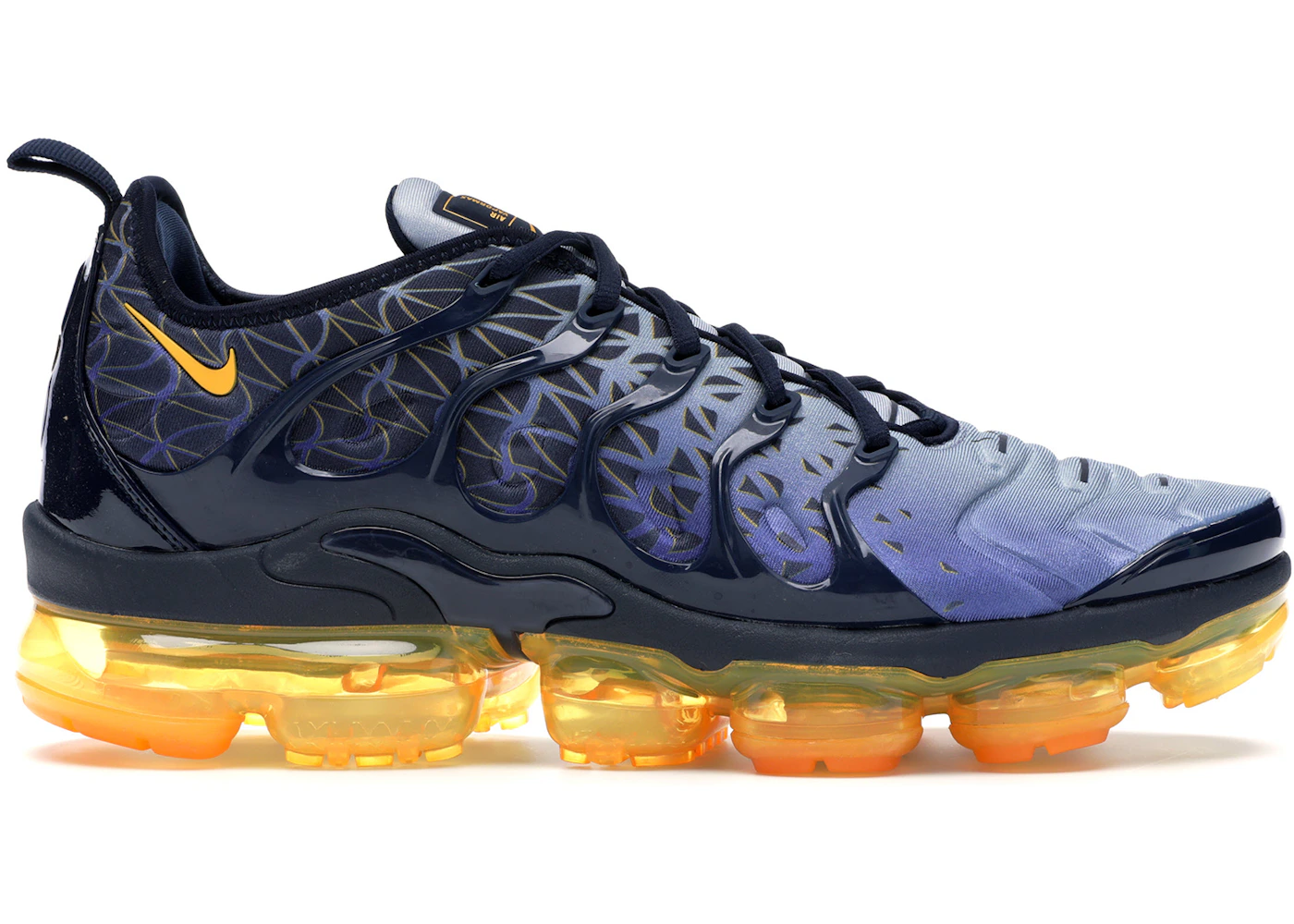 Nike Air VaporMax Plus Geometric Obsidian Laser Orange Men's