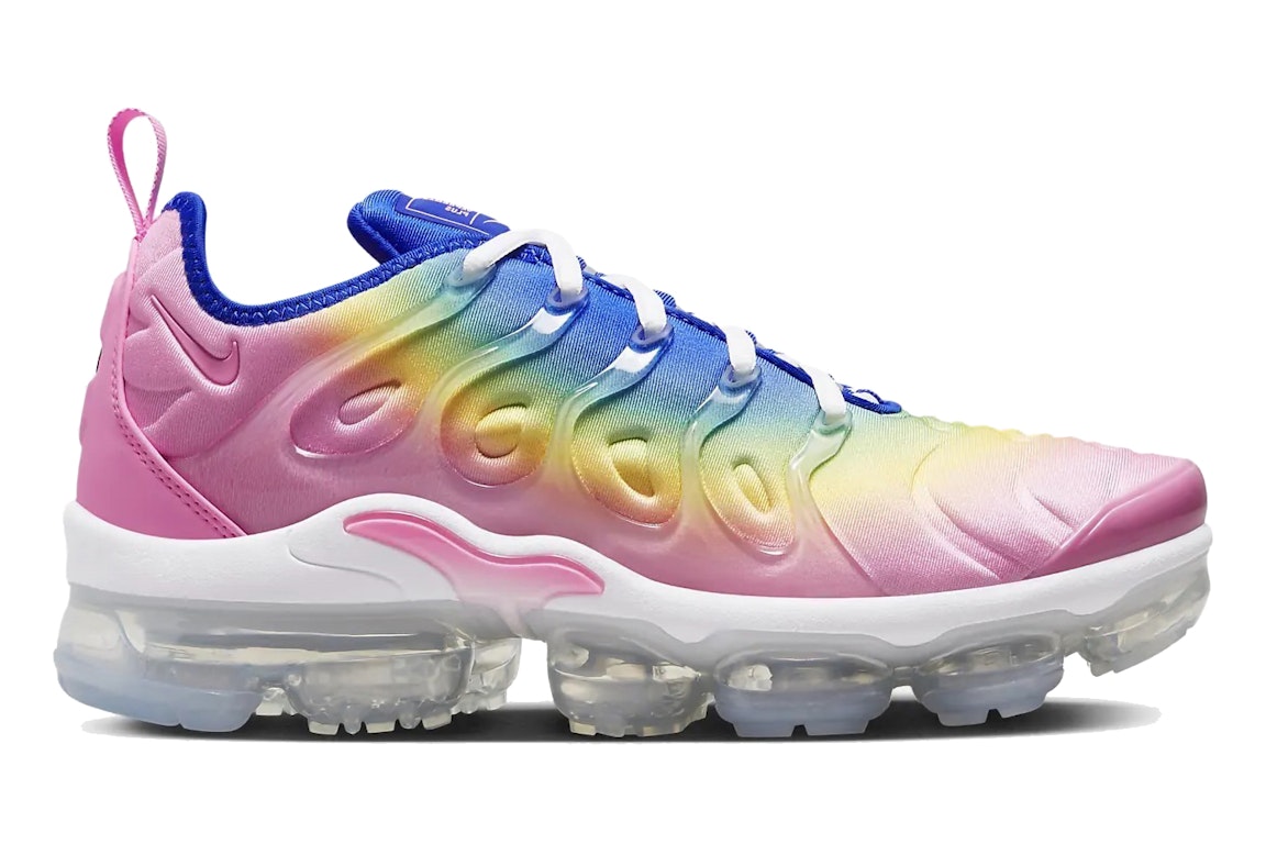 Pre-owned Nike Air Vapormax Plus Rainbow (women's) In Pink Spell/spring Green/racer Blue