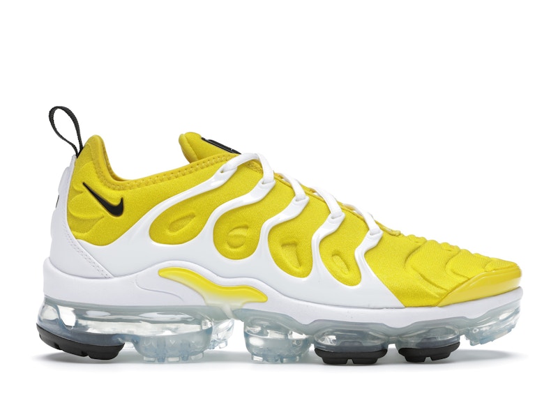 vapormax plus yellow green blue