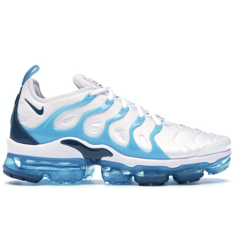 Nike Air VaporMax Plus WeiB Blau Force Blau Fury Herren 924453 104 DE