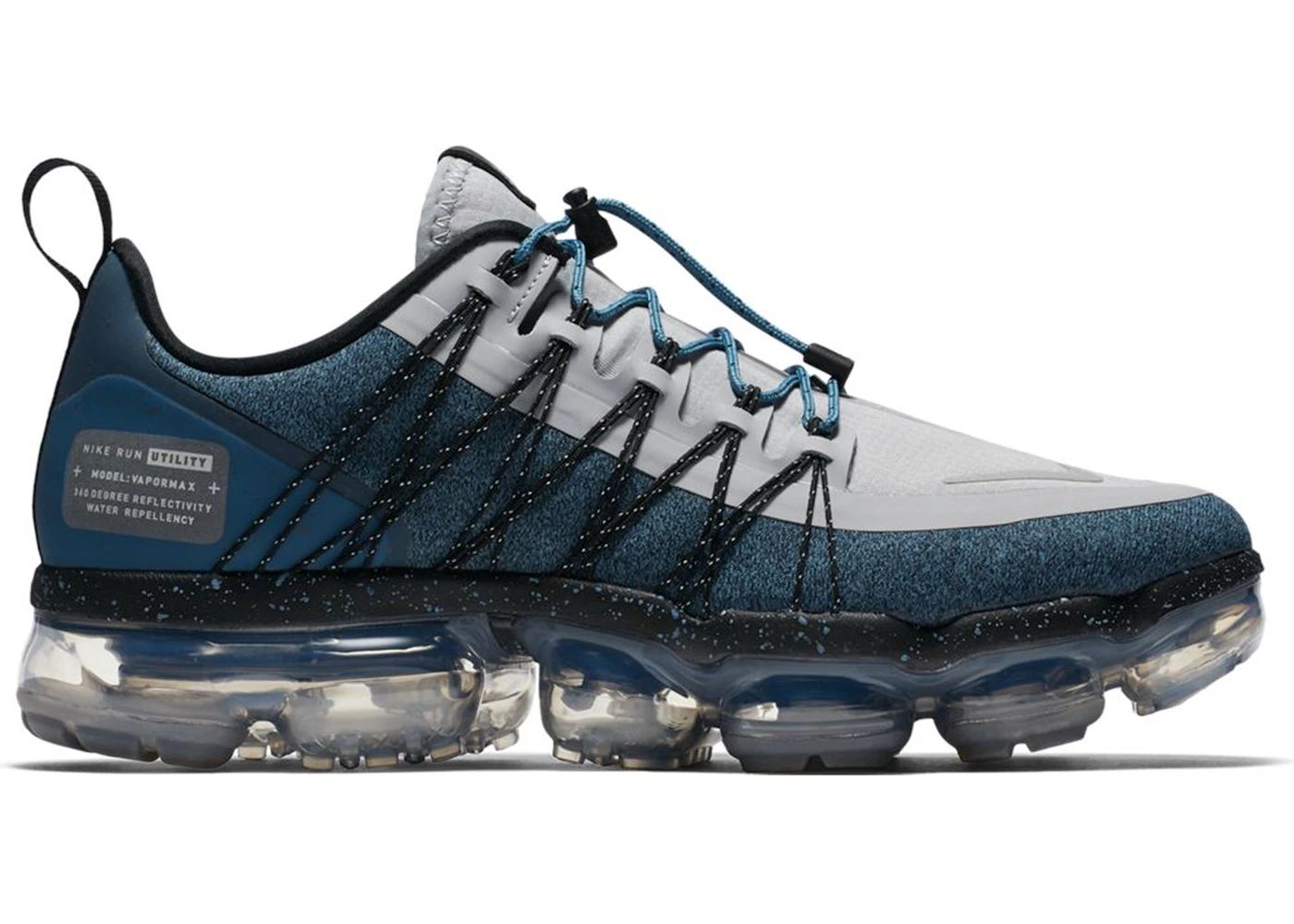 Nike wmns air vapormax run top utility 'white black' women's sneakers