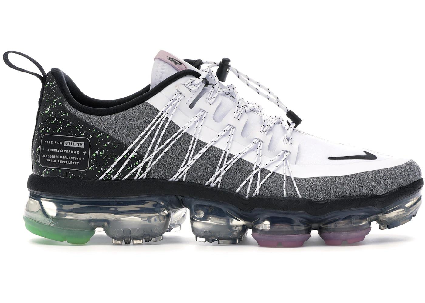 Wolf Grey Kids Vapormax 2019 Nike Air VaporMax Run Utility White