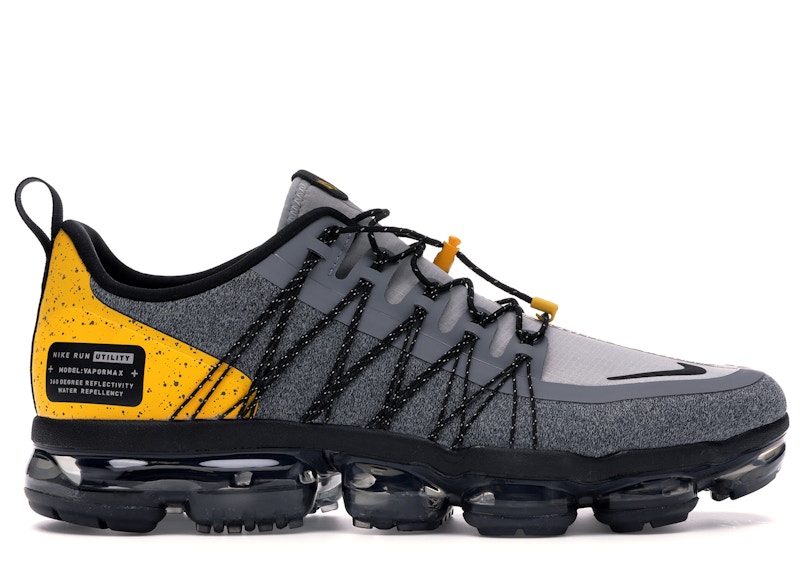 nike air vapormax run utility wolf grey amarillo