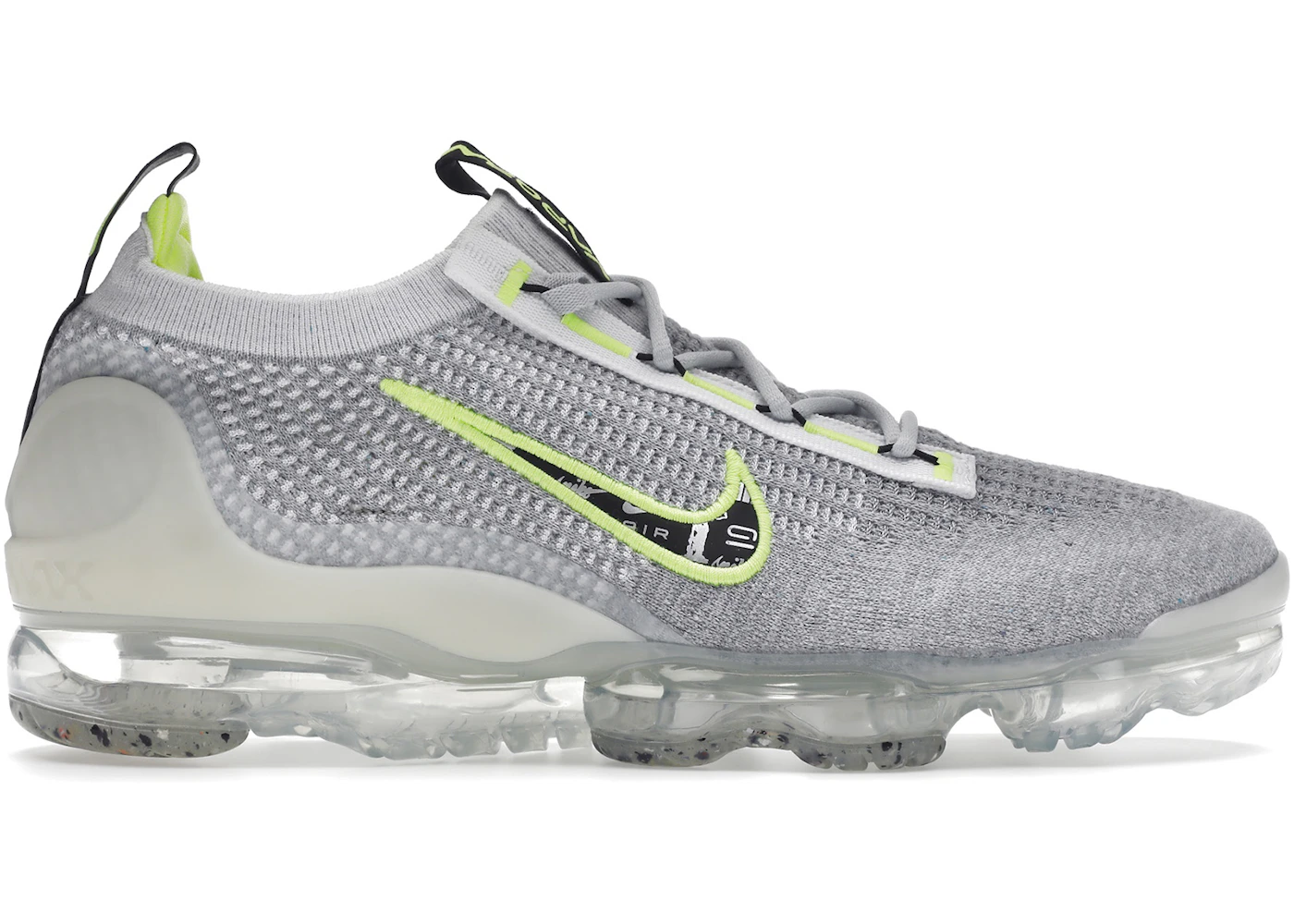 Nike Air VaporMax 2021 FK Wolf Grey White Volt Men's - DH4085-001 - US