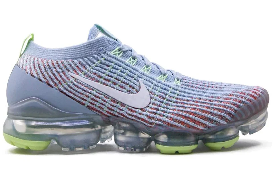 Nike Air Vapormax Flyknit 3 Hydrogen Blue Volt (Women's) - AJ6910-401 - US