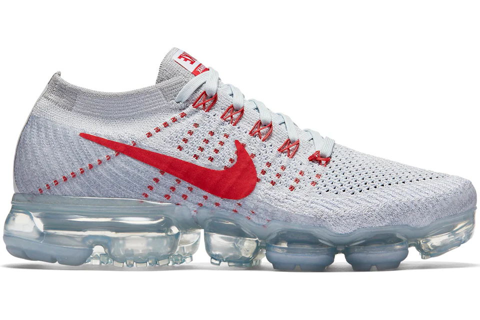 Nike Air VaporMax Pure Platinum University Red (Women's)