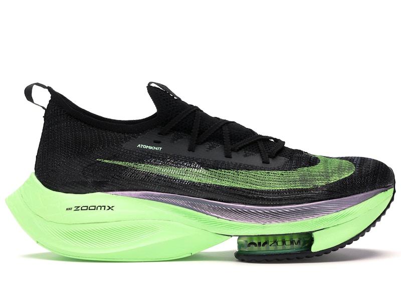 Nike Air Zoom Alphafly Next% Black Electric Green Men's - CI9925