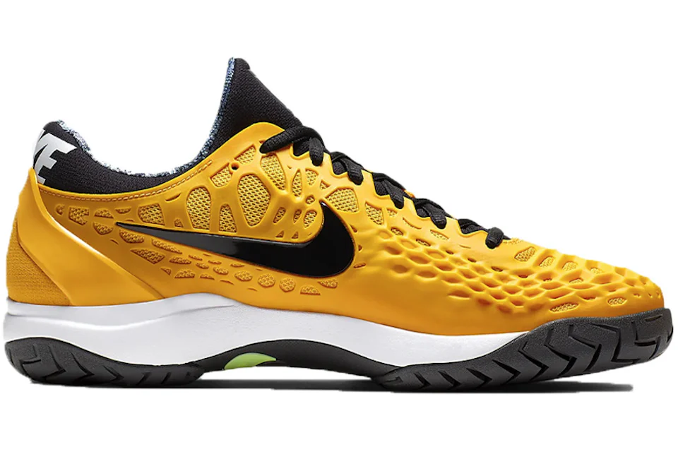 Nike Air Zoom Cage 3 Hard Court Gold Black Men's - 918193-700 - US