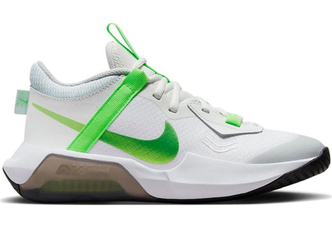 Pre-owned Nike Air Zoom Crossover White Green Strike (gs) In Summit White/pure Platinum/white