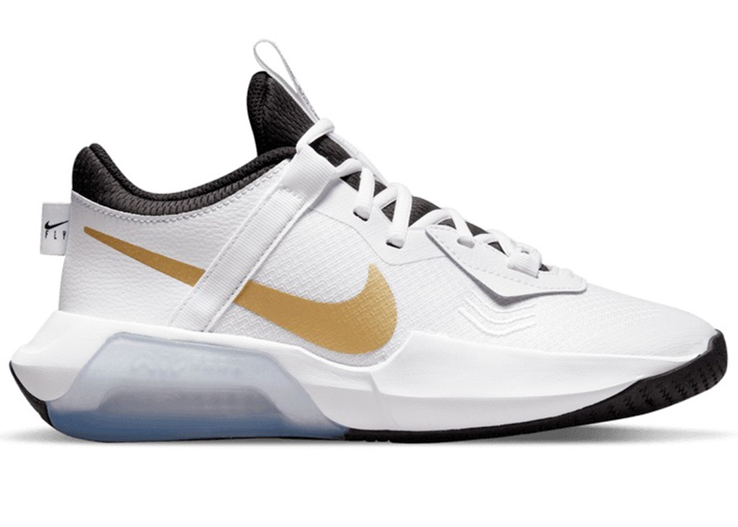 Pre-owned Nike Air Zoom Crossover White Metallic Gold (gs) In White/black/metallic Gold