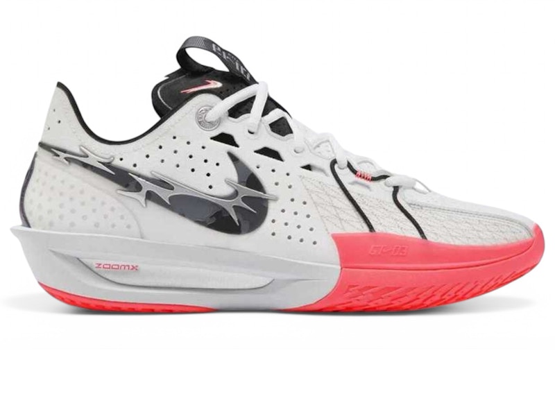 Nike Air Zoom GT Cut 3 White Black Siren Red メンズ - HQ3454 Nike Air Zoom GT Cut 3 White Black Siren Red メンズ - HQ3454