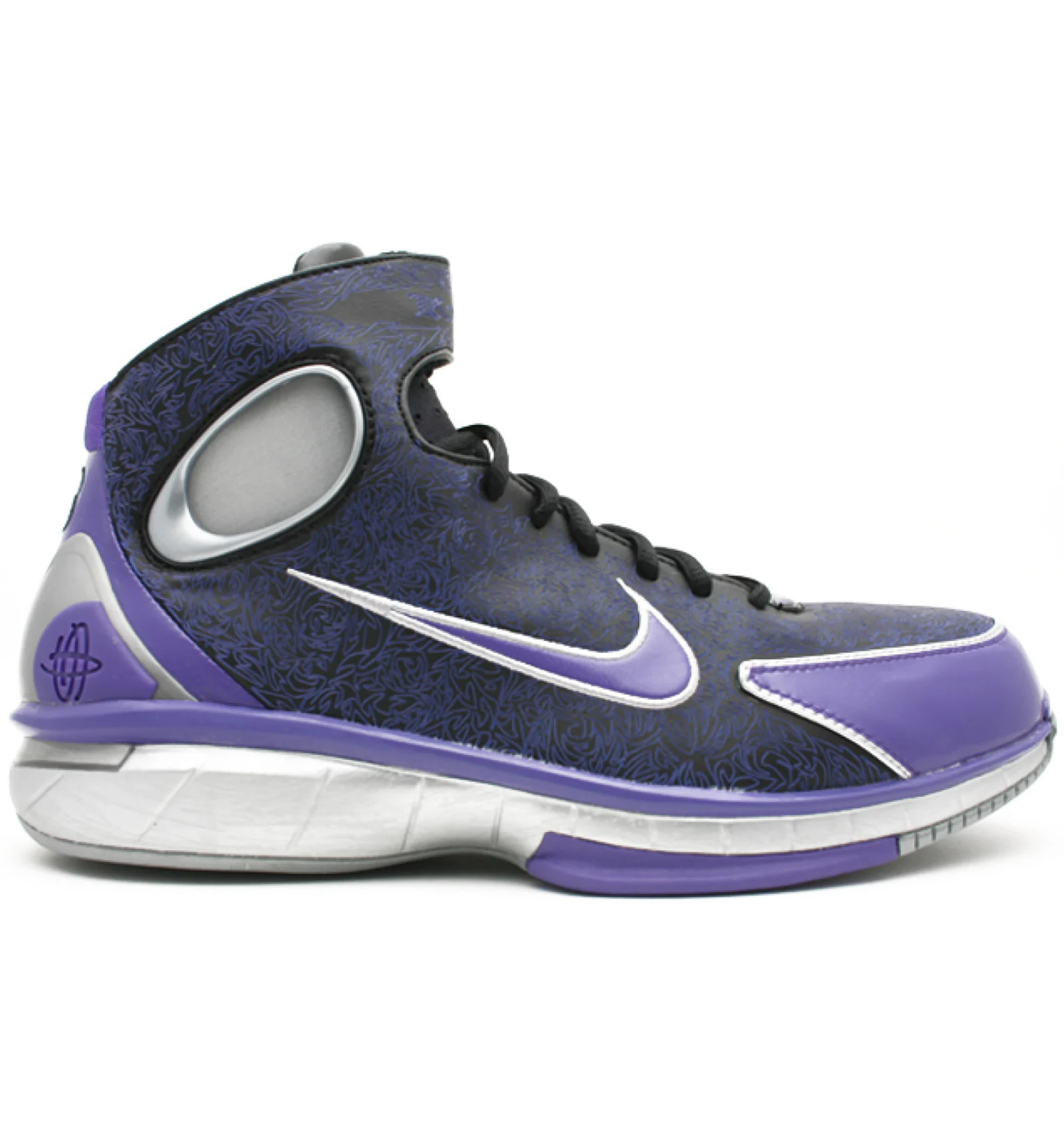 Nike Air Zoom Huarache 2K4 KB Laser Black Silver Purple