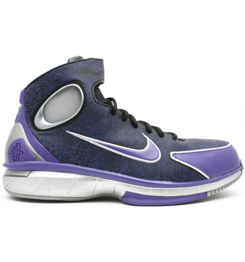 Nike Air Zoom Huarache 2K4 KB Laser Black Silver Purple Men s 309957 051 US