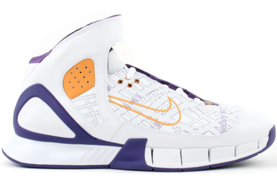 Nike Air Zoom Huarache 2K5 Kobe Laser LA Map Men s 314165 111 GB