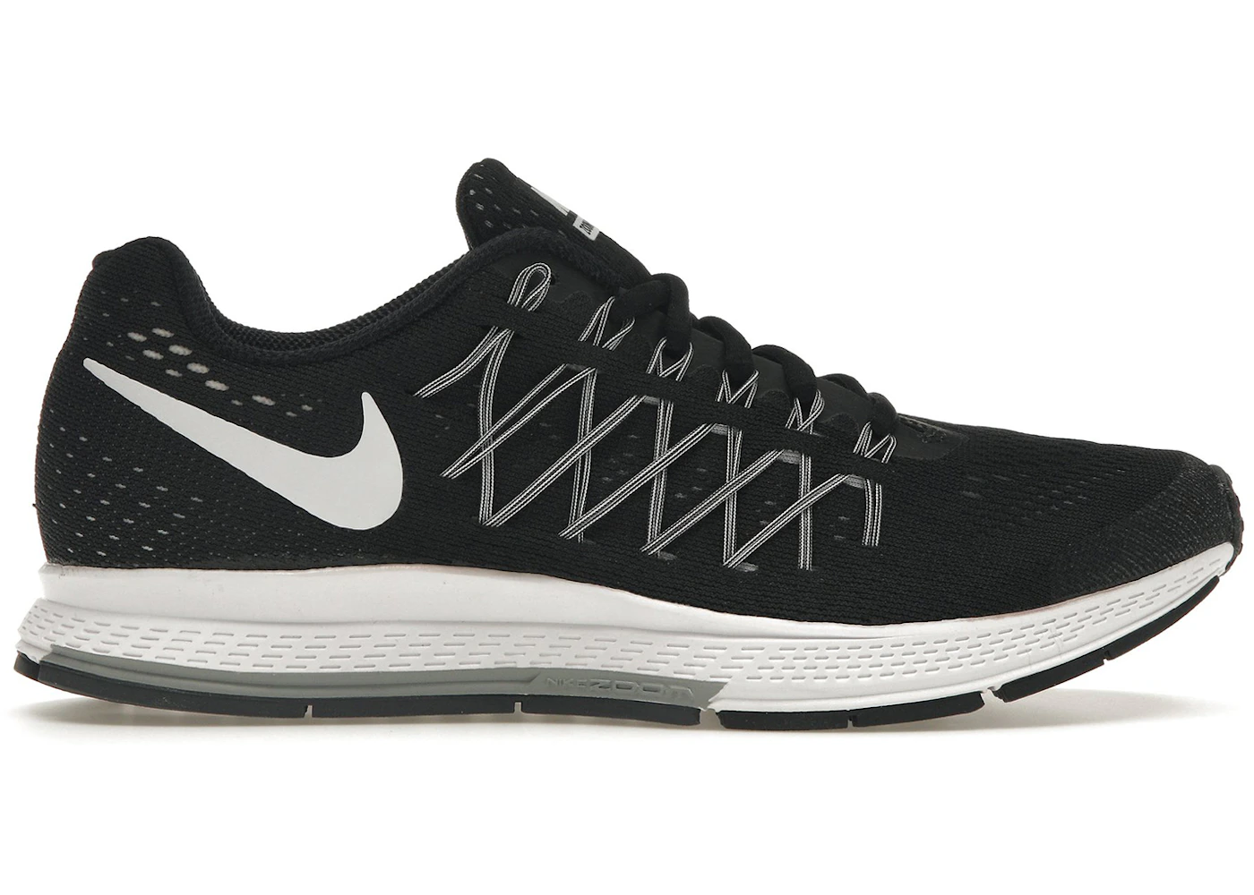 Nike Air Zoom Pegasus 32 Negro Pure Platinum (de mujer) 749344