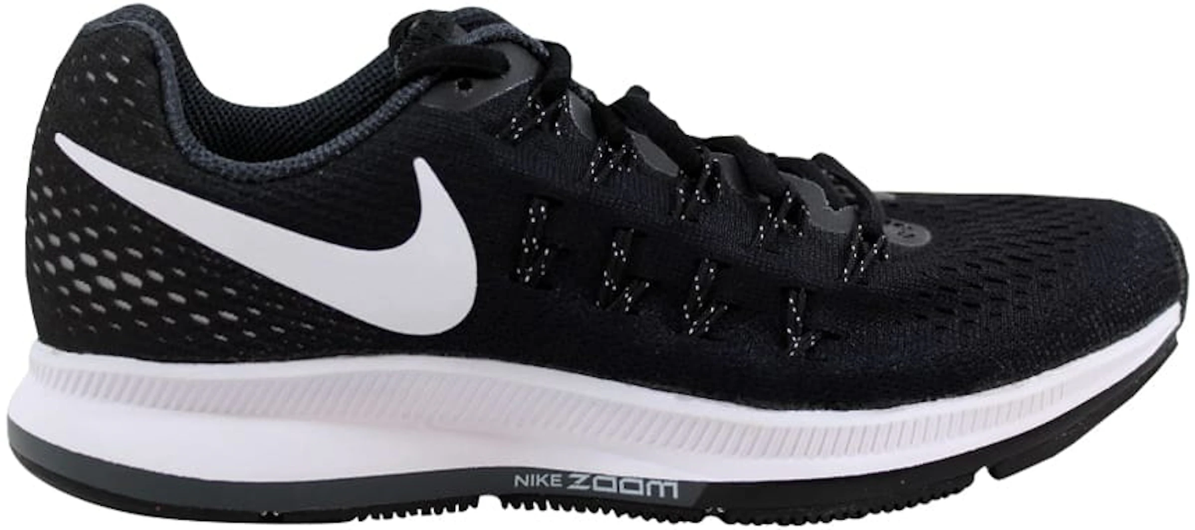 Nike Zoom Pegasus 33 Black/White-Anthracite-Cool Grey (W) - 831356-001 - ES